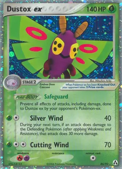 Dustox ex — Legend Maker #86, 2006. Illustrated by Mitsuhiro Arita.