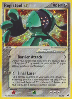 Registeel ☆ — Legend Maker #92, 2006. Illustrated by Masakazu Fukuda.