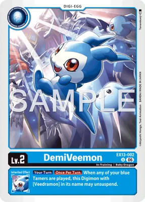 DemiVeemon, Digimon card EX13-002