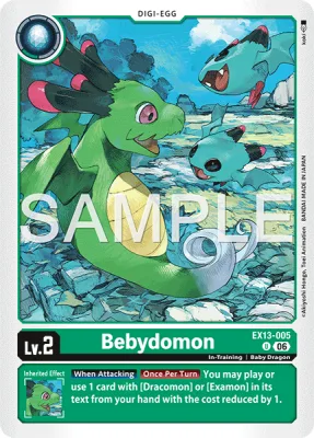 Bebydomon, Digimon card EX13-005