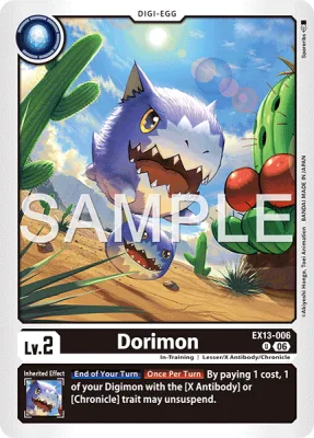 Dorimon, Digimon card EX13-006