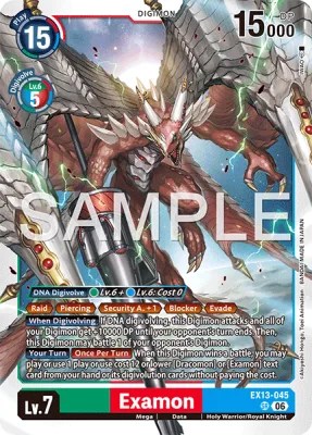 Examon, Digimon card EX13-045