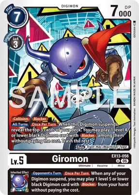 Giromon, Digimon card EX13-056