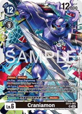 Craniamon, Digimon card EX13-062