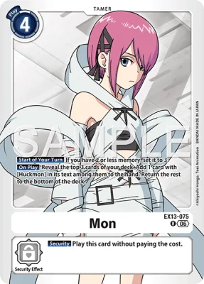 Mon, Digimon card EX13-075
