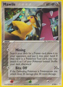 Mawile — Crystal Guardians #9, 2006. Illustrated by Kagemaru Himeno.