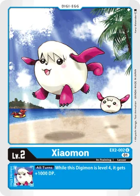 Xiaomon, Digimon card EX2-002