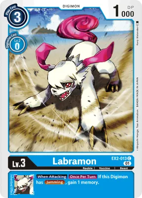Labramon, Digimon card EX2-013