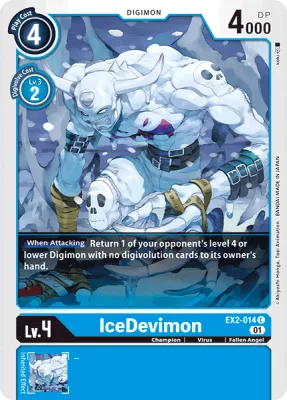 IceDevimon, Digimon card EX2-014