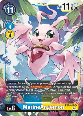 MarineAngemon, Digimon card EX2-018