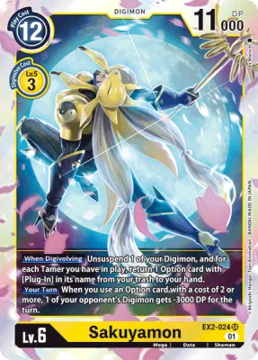 Sakuyamon, Digimon card EX2-024