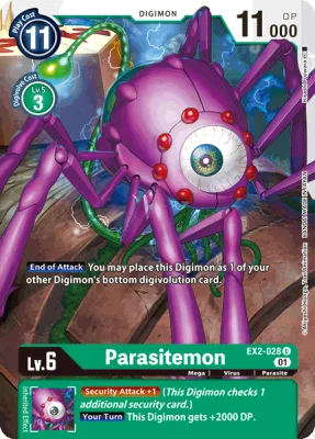 Parasitemon, Digimon card EX2-028