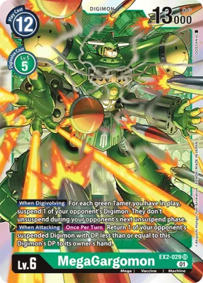 MegaGargomon, Digimon card EX2-029