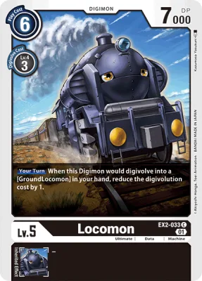 Locomon, Digimon card EX2-033