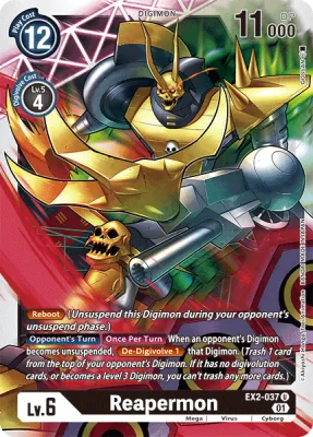 Reapermon, Digimon card EX2-037