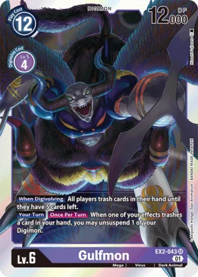 Gulfmon, Digimon card EX2-043