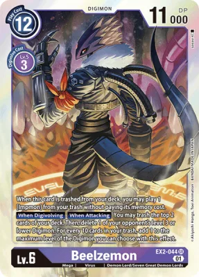 Beelzemon, Digimon card EX2-044