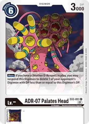 ADR-07 Palates Head, Digimon card EX2-051