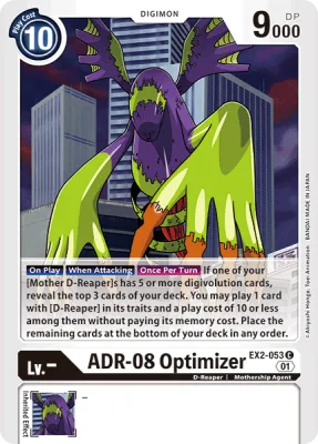 ADR-08 Optimizer, Digimon card EX2-053