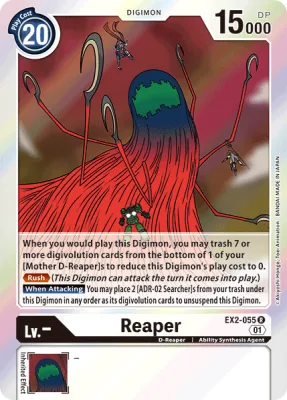 Reaper, Digimon card EX2-055