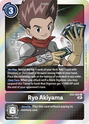 Ryo Akiyama, Digimon card EX2-062