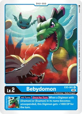 Bebydomon, Digimon card EX3-001