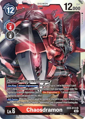 Chaosdramon, Digimon card EX3-013