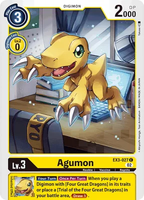 Agumon, Digimon card EX3-027