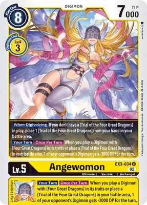 Angewomon, Digimon card EX3-034