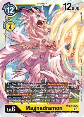 Magnadramon, Digimon card EX3-036