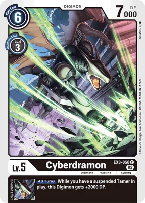 Cyberdramon, Digimon card EX3-050