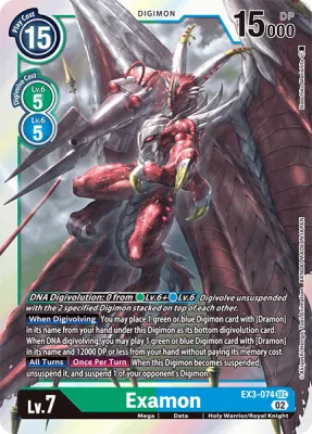 Examon, Digimon card EX3-074