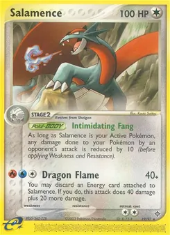 Salamence — Dragon #19, 2003. Illustrated by Kouki Saitou.