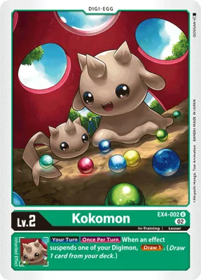 Kokomon, Digimon card EX4-002