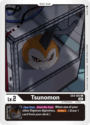 Tsunomon, Digimon card EX4-003