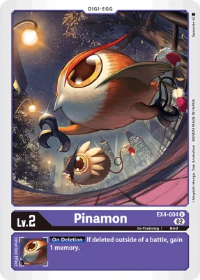 Pinamon, Digimon card EX4-004