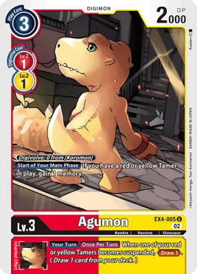 Agumon, Digimon card EX4-005