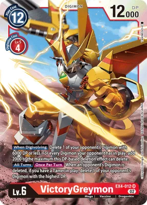 VictoryGreymon, Digimon card EX4-012