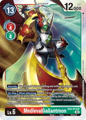 MedievalGallantmon, Digimon card EX4-013