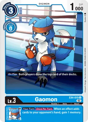 Gaomon, Digimon card EX4-015