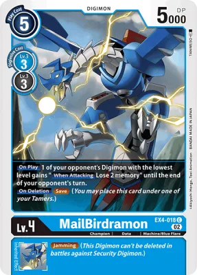 MailBirdramon, Digimon card EX4-018