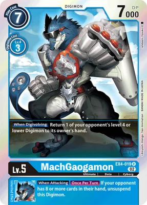 MachGaogamon, Digimon card EX4-019