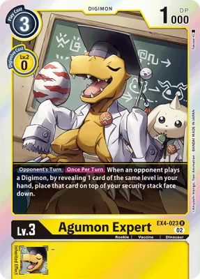 Agumon Expert, Digimon card EX4-023