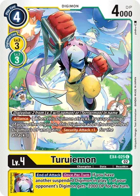 Turuiemon, Digimon card EX4-025