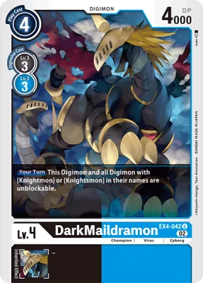 DarkMaildramon, Digimon card EX4-042