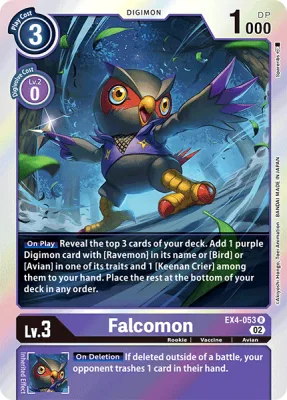 Falcomon, Digimon card EX4-053