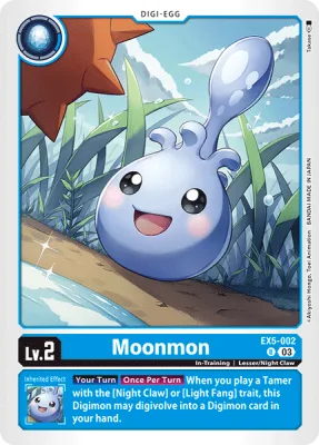 Moonmon, Digimon card EX5-002