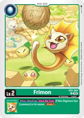 Frimon, Digimon card EX5-004