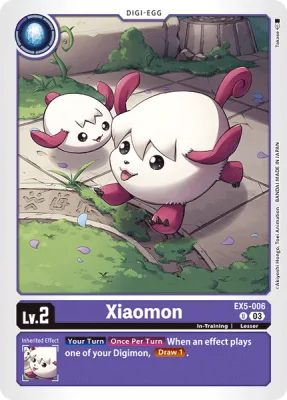 Xiaomon, Digimon card EX5-006
