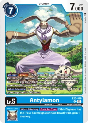 Antylamon, Digimon card EX5-019
